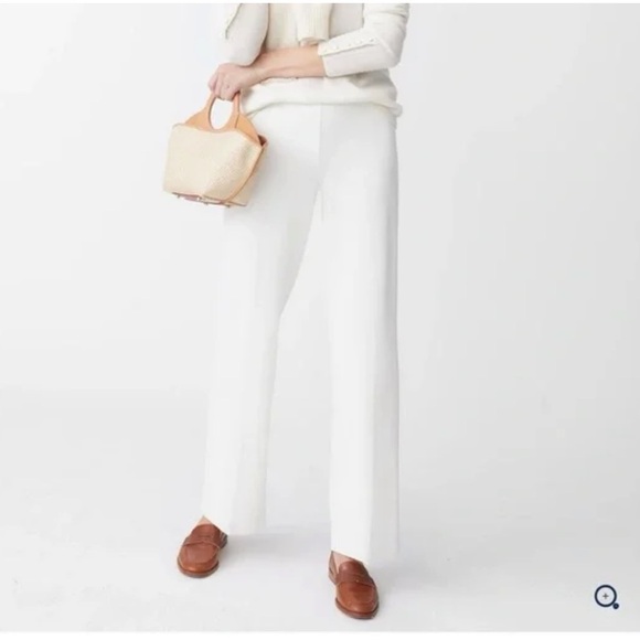 J.McLaughlin Carmel wide straight leg pants white